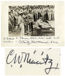 Admiral Chester Nimitz Signed Photo of the Japanese Surrender